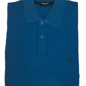 100% Cotton Cobalt Blue Polo T-Shirt by Raymon KES 2500